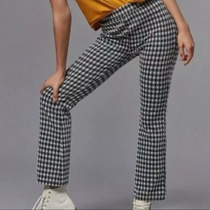 Urban Outfitters gingham kick flare pants